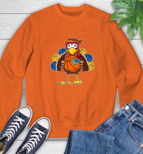 Golden State Warriors Turkey thanksgiving day Sweatshirt 4