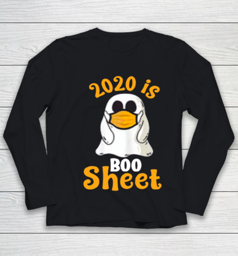 2020 Boo Sheet Ghost In Mask Halloween Youth Long Sleeve