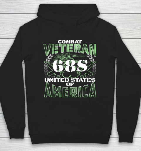 Veteran Shirt 68S MOS United States Combat Veteran Hoodie