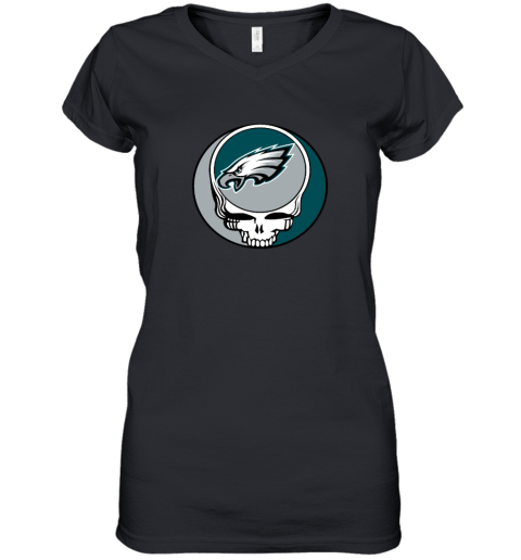 Philadelphia Eagles x Grateful Dead Women's V-Neck T-Shirt