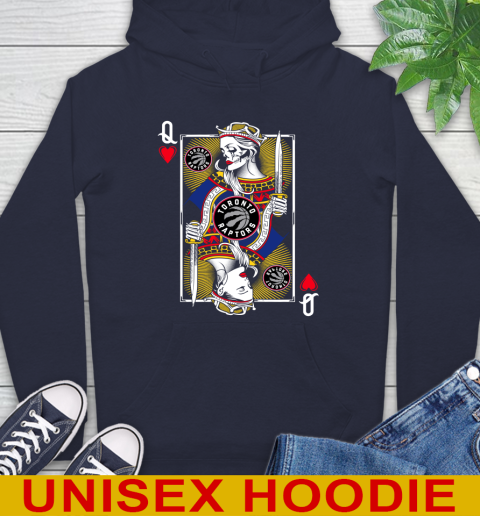 NBA Basketball Toronto Raptors The Queen Of Hearts Card Shirt Hoodie 3
