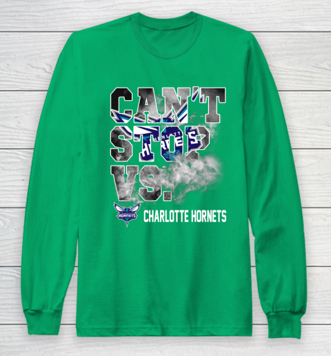 NBA Charlotte Hornets Basketball Can't Stop Vs Long Sleeve T-Shirt 4