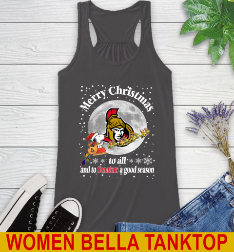 Ottawa Senators Merry Christmas To All And To Senators A Good Season NHL Hockey Sports Racerback Tank 10