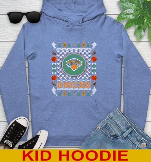 New York Knicks Merry Christmas NBA Basketball Loyal Fan Youth Hoodie 12