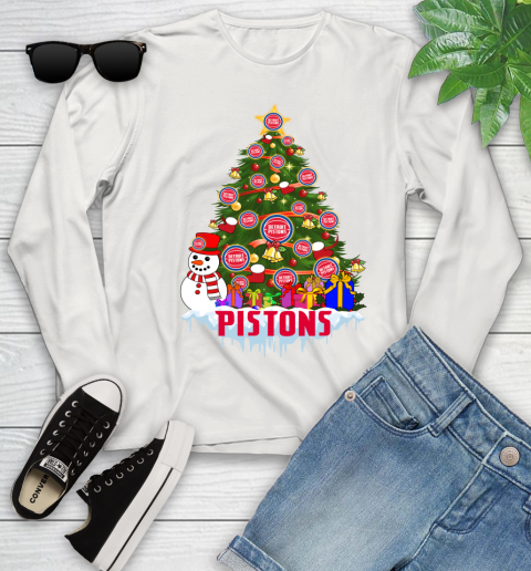 Detroit Pistons Merry Christmas NBA Basketball Sports Youth Long Sleeve 13 Detroit Pistons Merry Christmas NBA Basketball Sports Youth Long Sleeve - Image 13