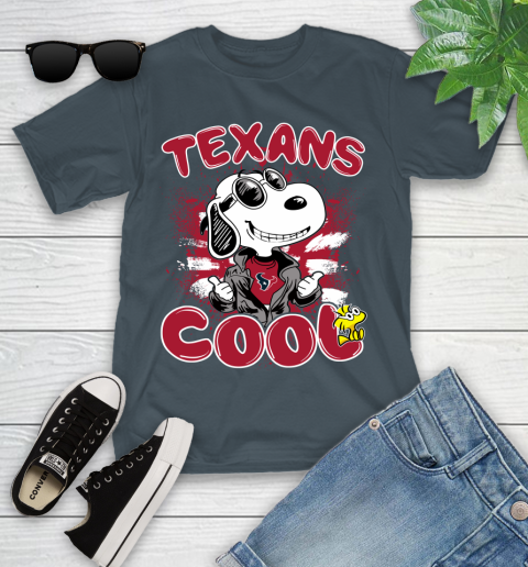 NFL Football Houston Texans Cool Snoopy Shirt Youth T-Shirt 9