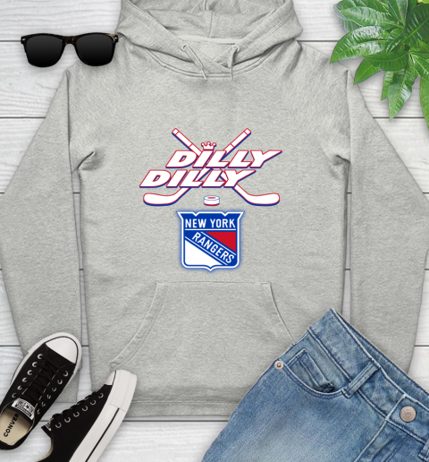 NHL New York Rangers Dilly Dilly Hockey Sports Youth Hoodie