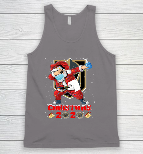 Vegas Golden Knights Funny Santa Claus Dabbing Christmas 2020 NHL Tank Top 6