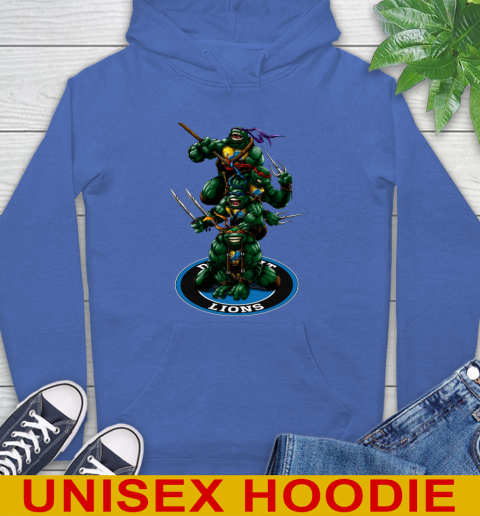 NFL Football Detroit Lions Teenage Mutant Ninja Turtles Shirt Hoodie 9