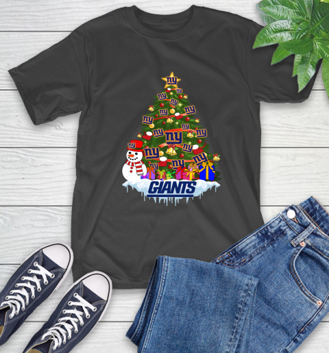 New York Giants Merry Christmas NFL Football Sports T-Shirt 2