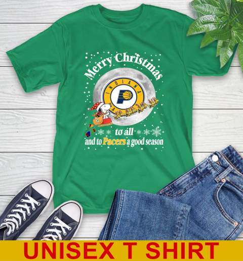 Indiana Pacers Merry Christmas To All And To Pacers A Good Season NBA Basketball Sports T-Shirt 7