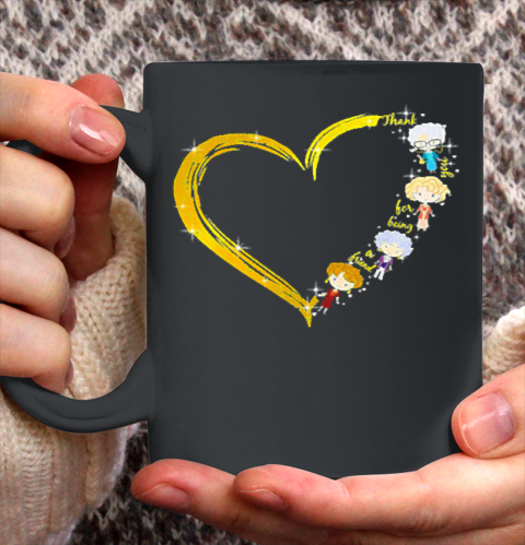 Heart The Golden Girls Thank you for being a friend Ceramic Mug 11oz 2
