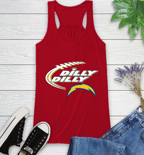 NFL Los Angeles Chargers Dilly Dilly Football Sports Racerback Tank 6