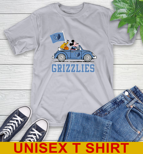 NBA Basketball Memphis Grizzlies Pluto Mickey Driving Disney Shirt T-Shirt 6