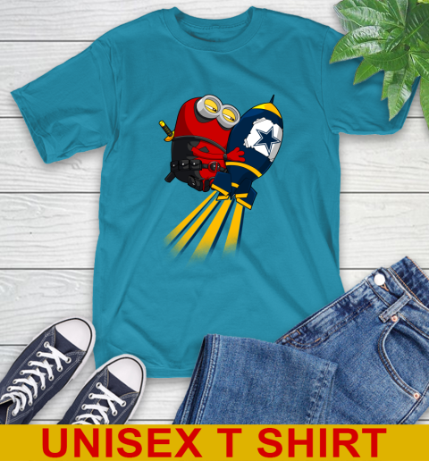 NFL Football Dallas Cowboys Deadpool Minion Marvel Shirt T-Shirt 9