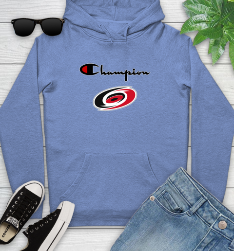 NHL Hockey Carolina Hurricanes Champion Shirt Youth Hoodie 9