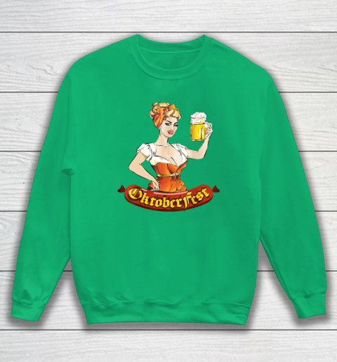 Barmaid Oktoberfest Dirndl Bratwurst German Woman Costume T Shirt Sweatshirt 4