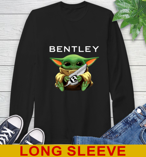 Star Wars Baby Yoda Hugs Bentley Car Shirt 55