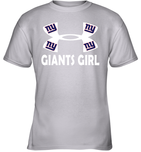 NFL New York Giants Girl Under Armour Football Sports S4WpRw2vo4x youth t shirt 26 95 151514 front sport grey