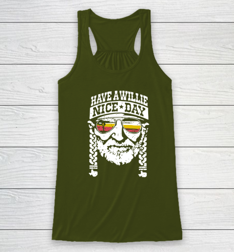 Have A Willie Nice Day Racerback Tank 2
