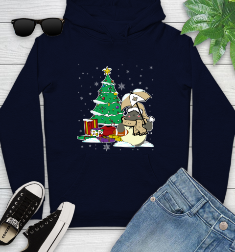 New Orleans Saints NFL Football Cute Tonari No Totoro Christmas Sports Youth Hoodie 3