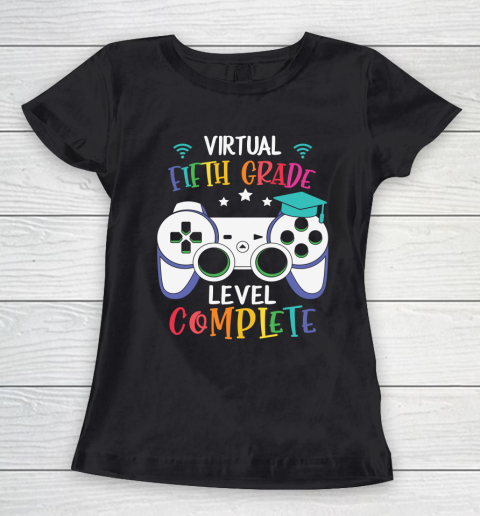 Back To School Shirt Virtual Fifth Grade level complete Women's T-Shirt