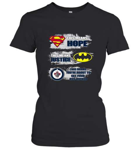 You're About To Get Your Ass Kicked Winnipeg Jets Women's T-Shirt