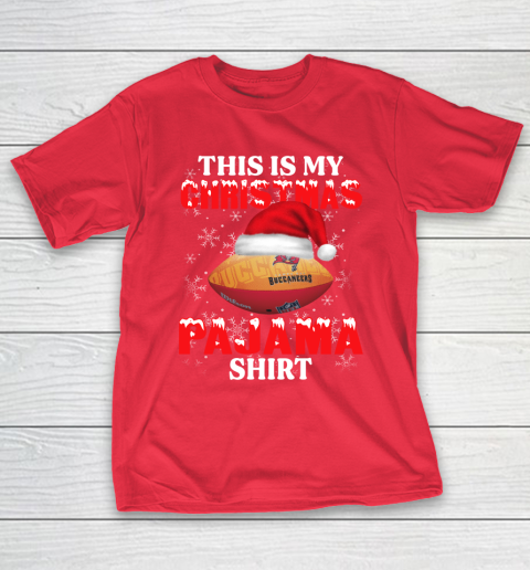 Tampa Bay Buccaneers This Is My Christmas Pajama Shirt NFL T-Shirt 9