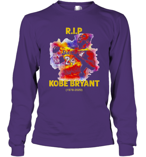 kobe bryant purple shirt