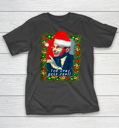 Fauci Christmas Funny Fauci Ted Cruz Texas Pajamas Holiday T-Shirt