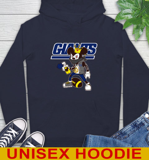 New York Giants NFL Football Mickey Peace Sign Sports Hoodie 4