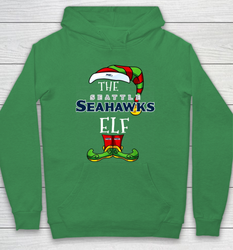 Seattle Seahawks Christmas ELF Funny NFL Hoodie 5