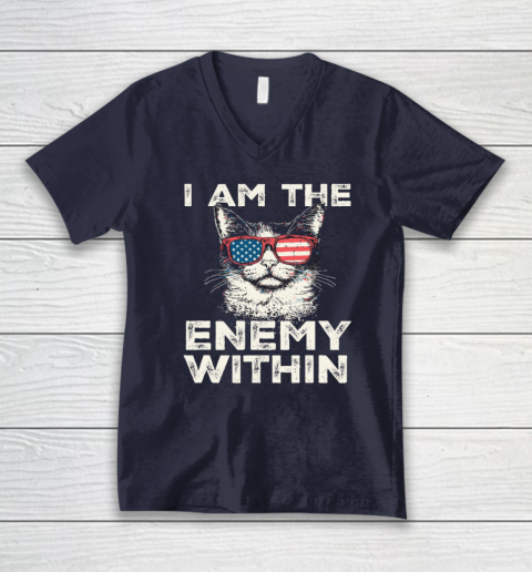 I Am The Enemy Within Tee  Kamala Harris 2024 Merch V-Neck T-Shirt 2