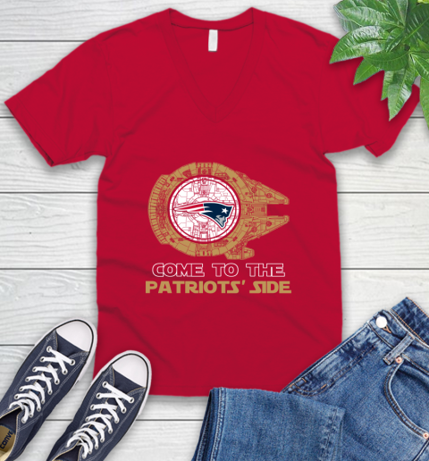 NFL Come To The New England Patriots Wars Football Sports V-Neck T-Shirt 6