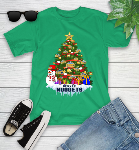Denver Nuggets Merry Christmas NBA Basketball Sports Youth T-Shirt 6