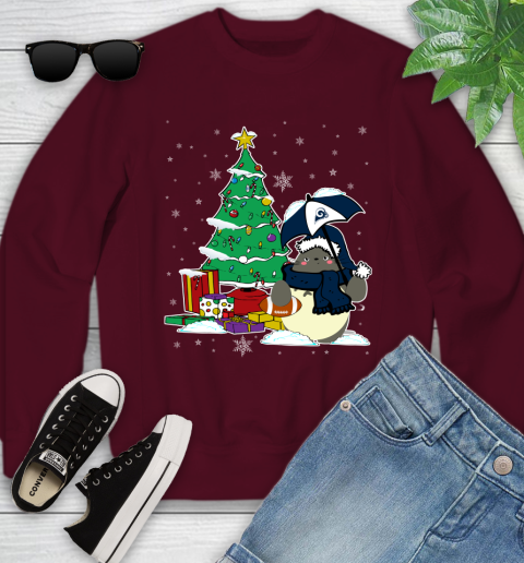 Los Angeles Rams NFL Football Cute Tonari No Totoro Christmas Sports Youth Sweatshirt 4