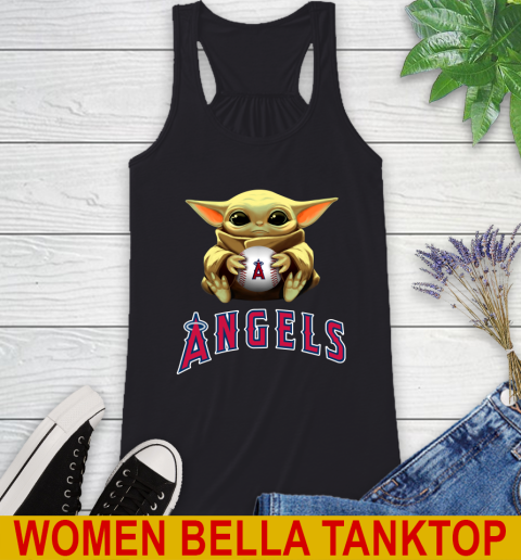 MLB Baseball Los Angeles Angels Star Wars Baby Yoda Shirt 38