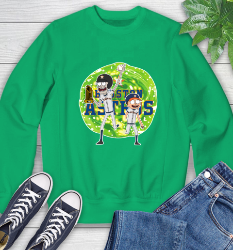 MLB Houston Astros Rick And Morty Commissioner's Trophy Baseball Sports Sweatshirt 6
