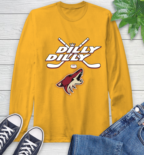 NHL Arizona Coyotes Dilly Dilly Hockey Sports Long Sleeve T-Shirt 3