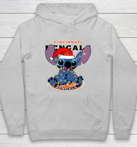 Cincinnati Bengals NFL Football noel stitch Christmas Hoodie 4
