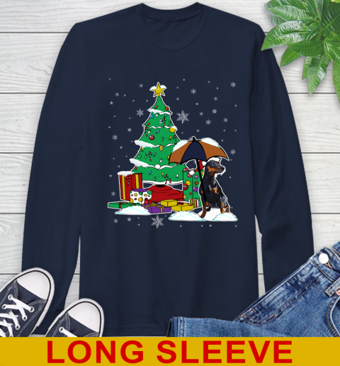 Dobermann Christmas Dog Lovers Shirts 198