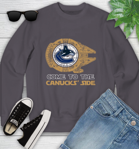 NHL Come To The Vancouver Canucks Wars Hockey Sports Youth Sweatshirt 5