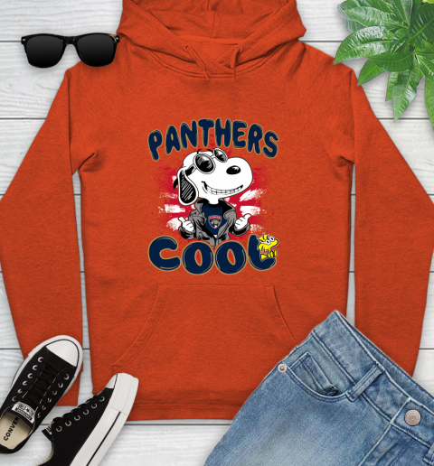 NHL Hockey Florida Panthers Cool Snoopy Shirt Youth Hoodie 4