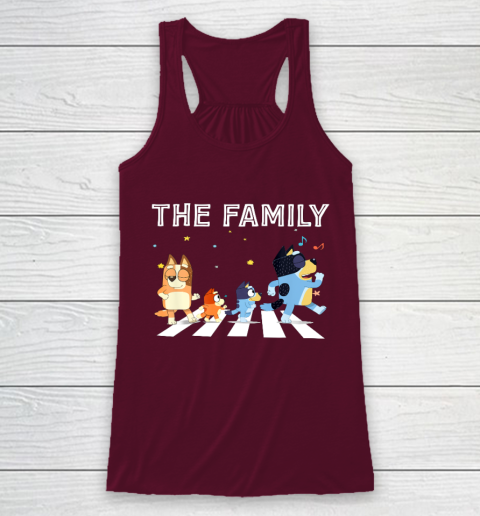 The Heeler Family Bluey Dad Mom For Lover Racerback Tank 2