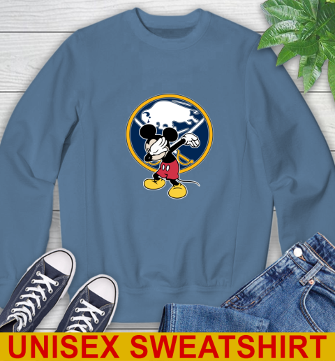 Buffalo Sabres NHL Hockey Dabbing Mickey Disney Sports Sweatshirt 8