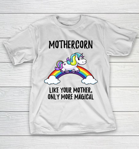 Mother's Day Funny Gift Ideas Apparel  Mother Unicorn T Shirt T-Shirt
