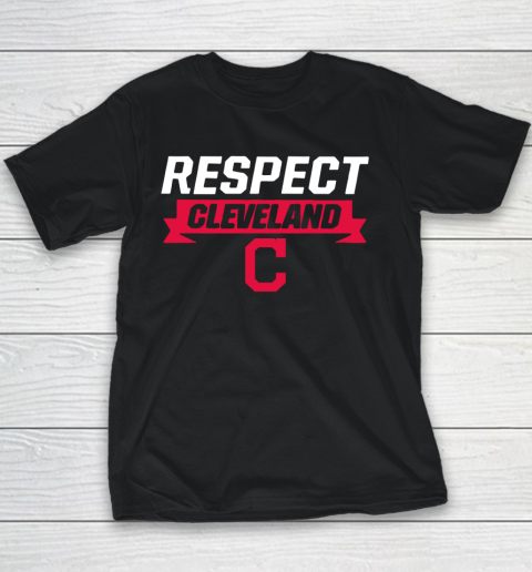 Respect Cleveland Indians Youth T-Shirt