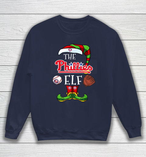 Philadelphia Phillies Christmas ELF Funny MLB Sweatshirt 2