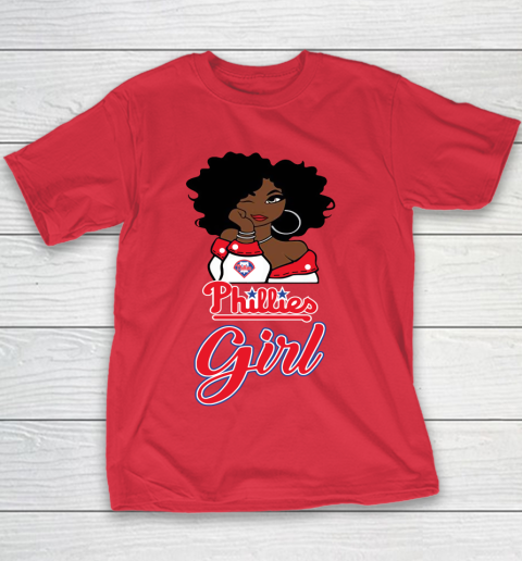 Philadelphia Philliess Girl MLB Youth T-Shirt 9