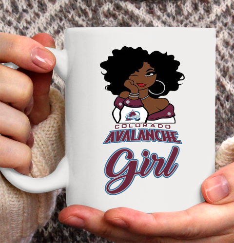 Colorado Avalanche Girl NHL Ceramic Mug 11oz 4